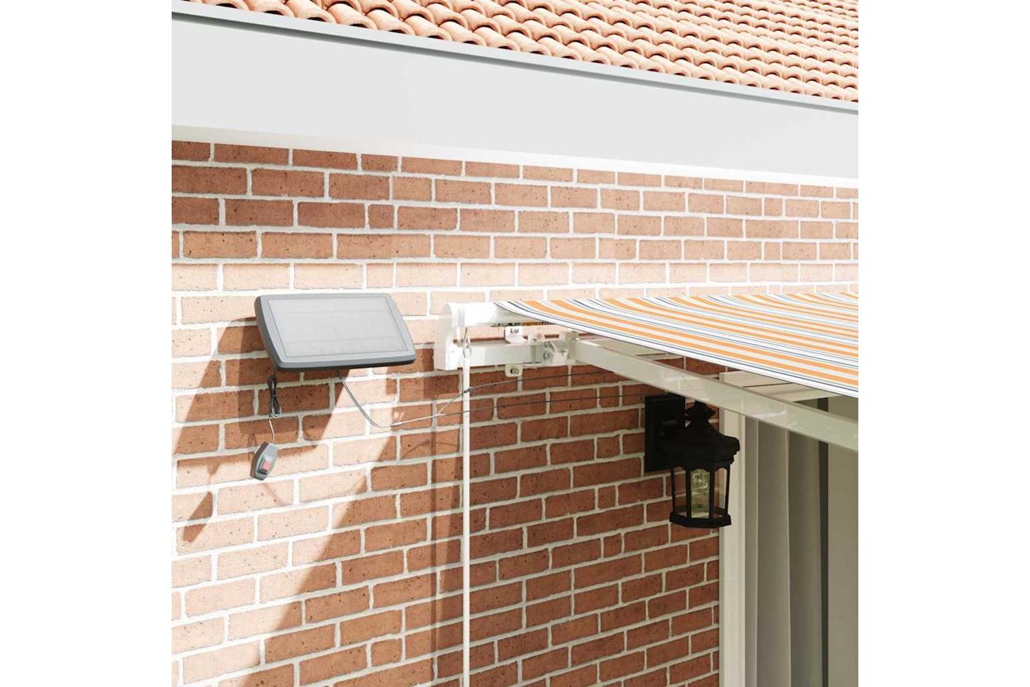 Vidaxl Retractable Awning With Manual Multicolour 450 X 300 Cm Fabric-4