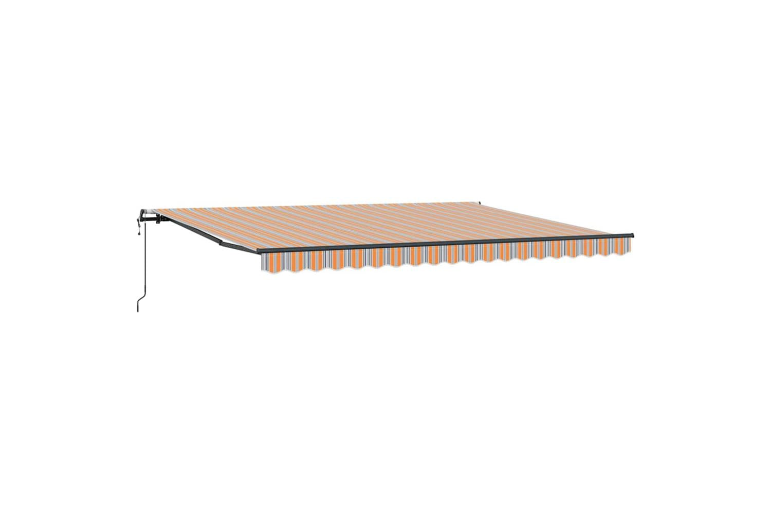 Vidaxl Retractable Awning Multicolour 450 X 300 Cm Fabric-2