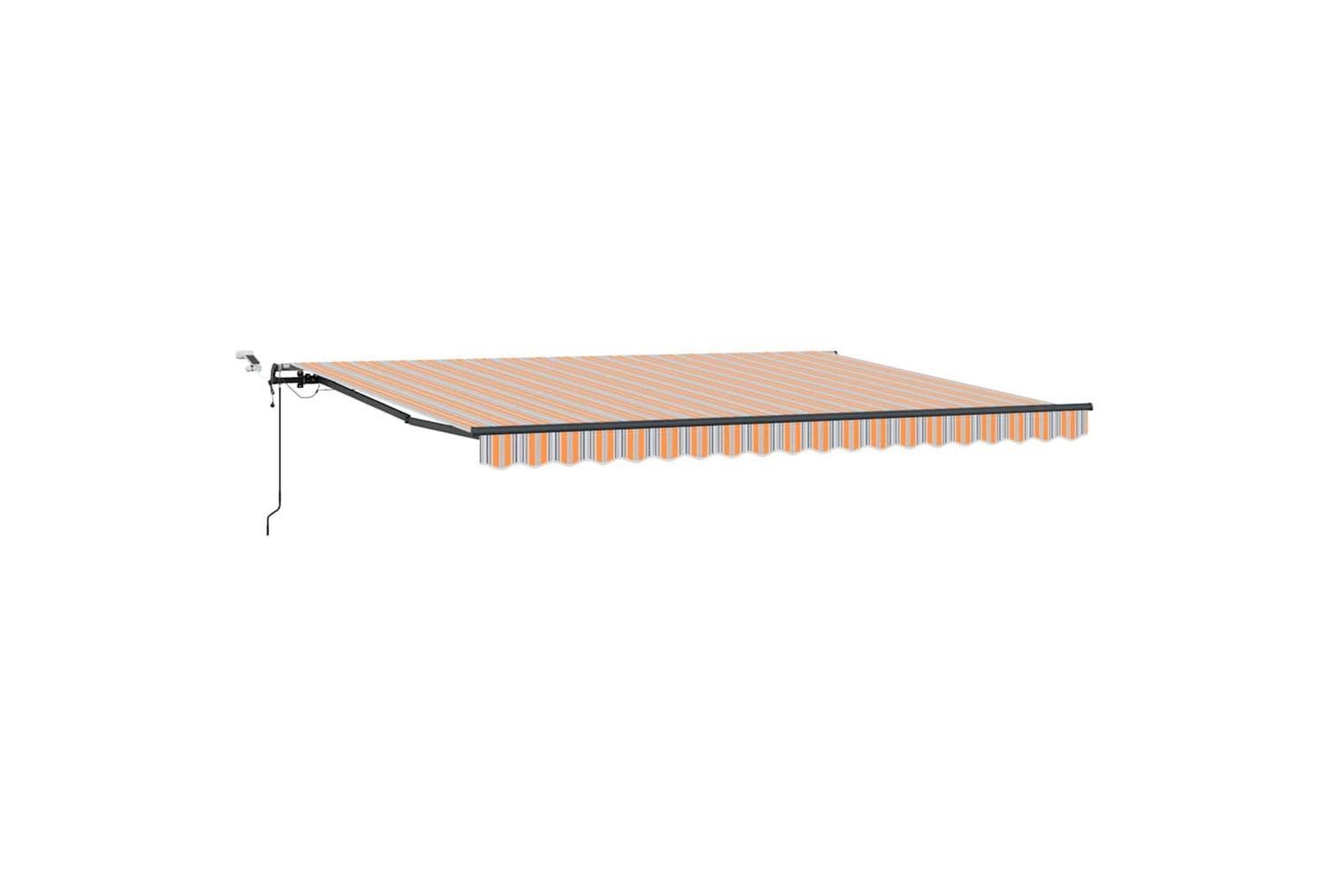 Vidaxl Retractable Awning With Multicolour 450 X 300 Cm Fabric-2