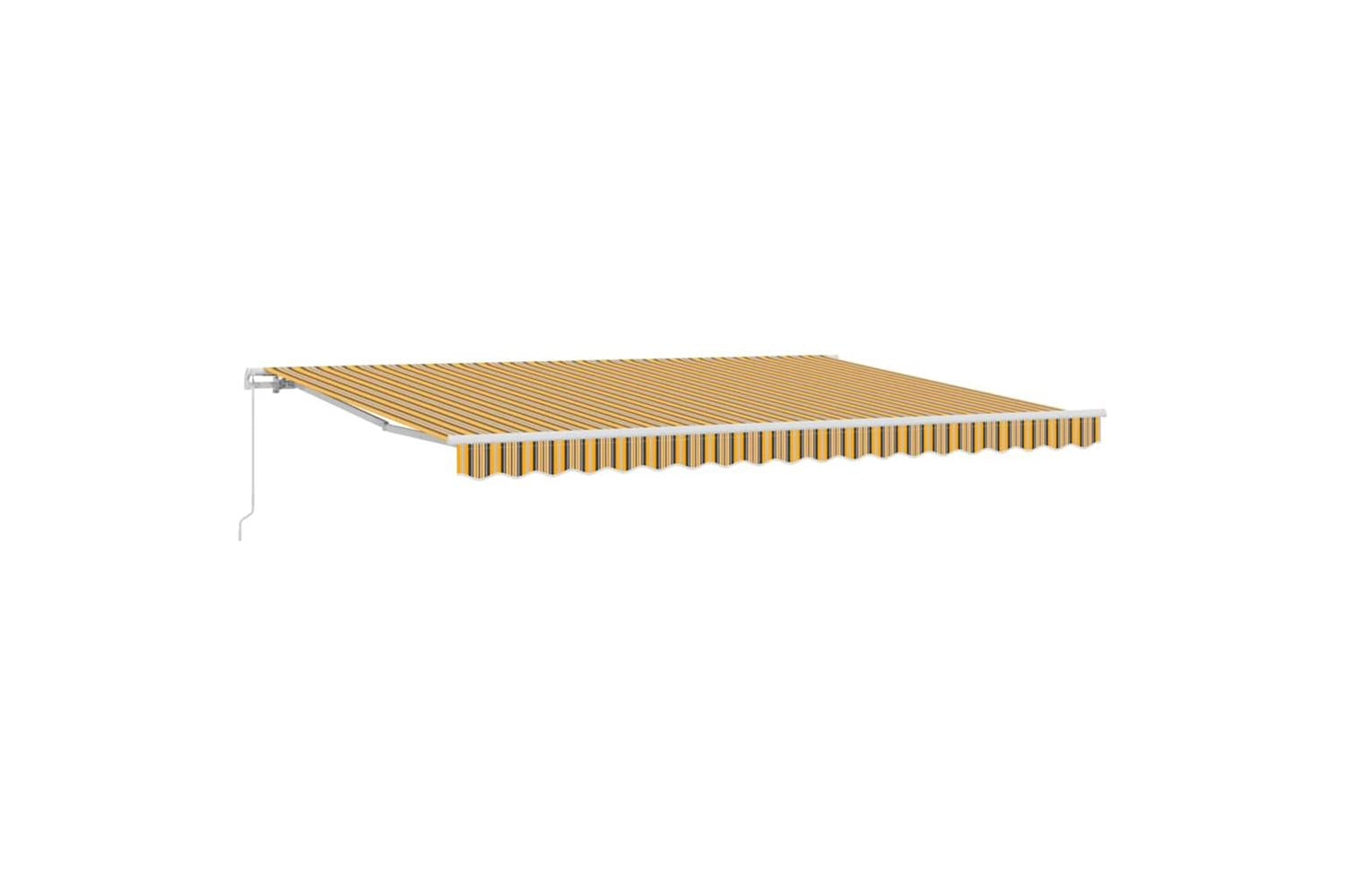 Vidaxl Retractable Awning Multicolour 450 X 300 Cm Polyester And Metal