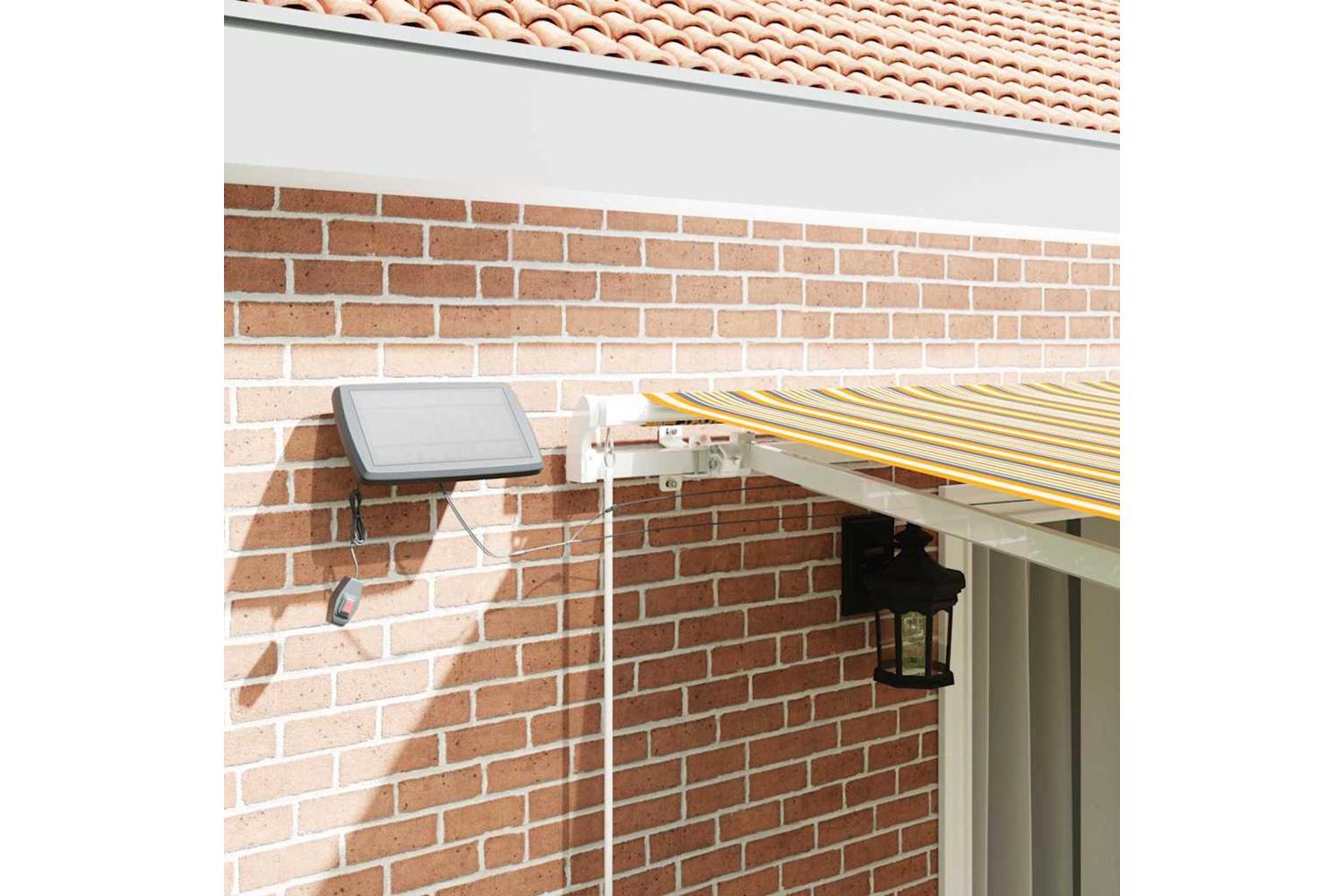 Vidaxl Retractable Awning With Manual Multicolour 450 X 300 Cm Fabric-4