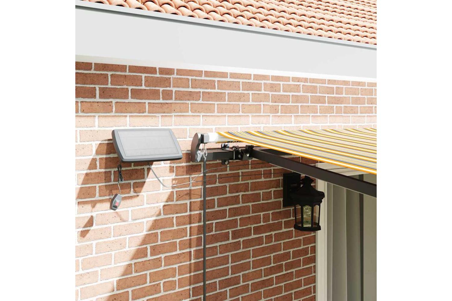Vidaxl Retractable Awning Manual Multicolour 450 X 300 Cm Fabric-4