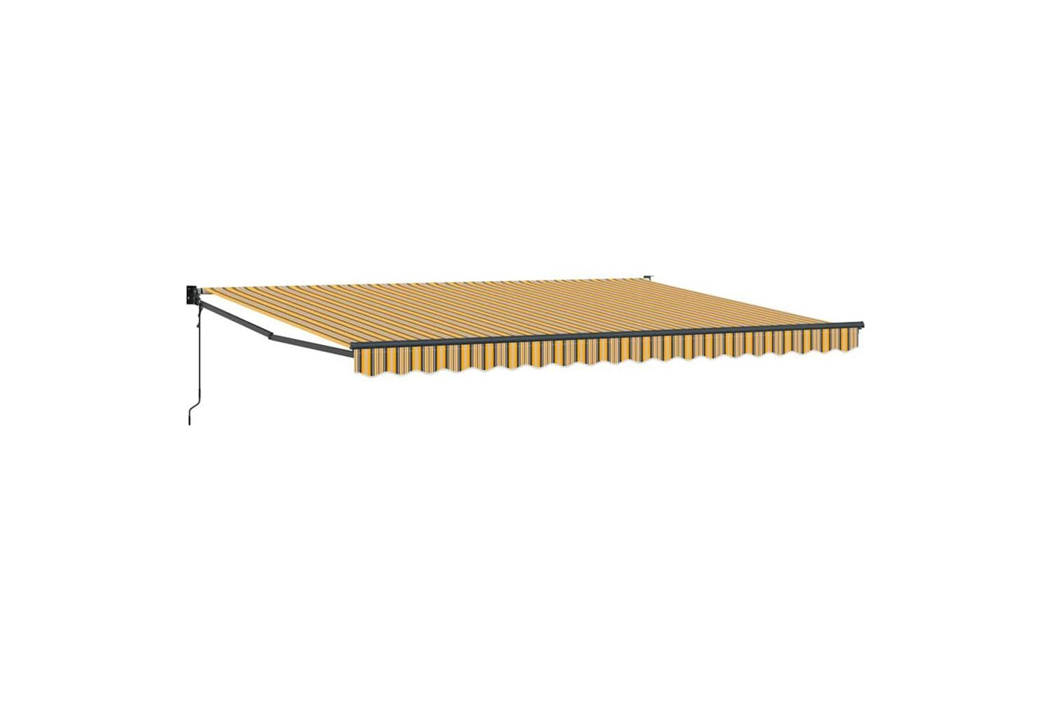Vidaxl Retractable Awning Multicolour 450 X 300 Cm Polyester And Metal-2