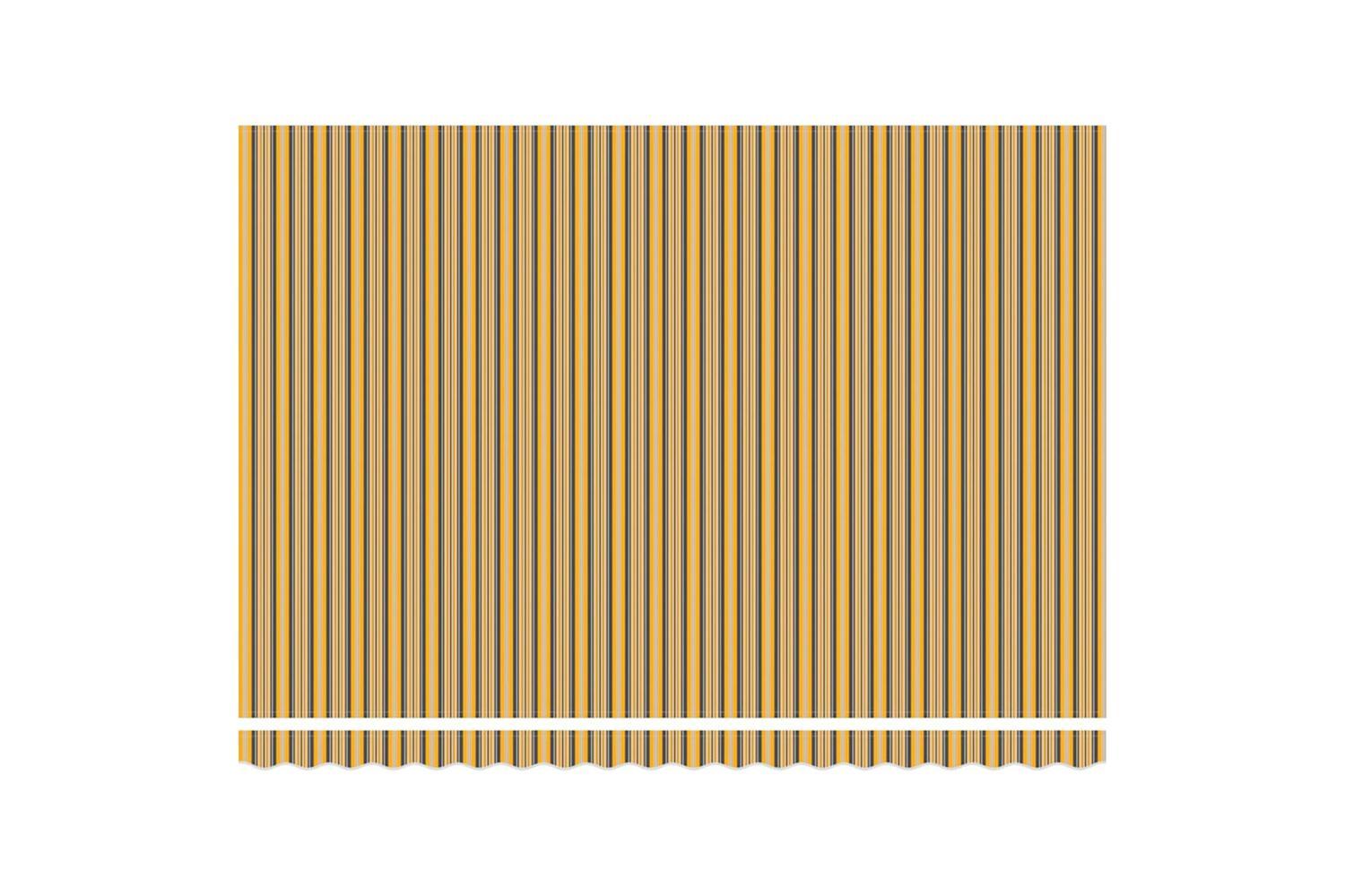 Vidaxl Retractable Awning Multicolour 450 X 300 Cm Polyester And Metal-6