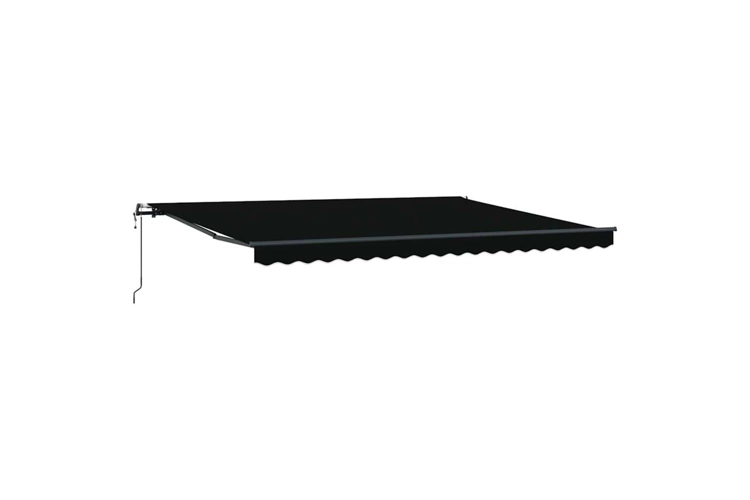 Vidaxl Retractable Awning Black 450 X 300 Cm Fabric-5