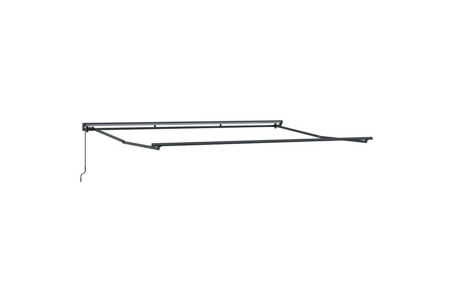Vidaxl Retractable Awning Black 450x300 Cm Fabric-5