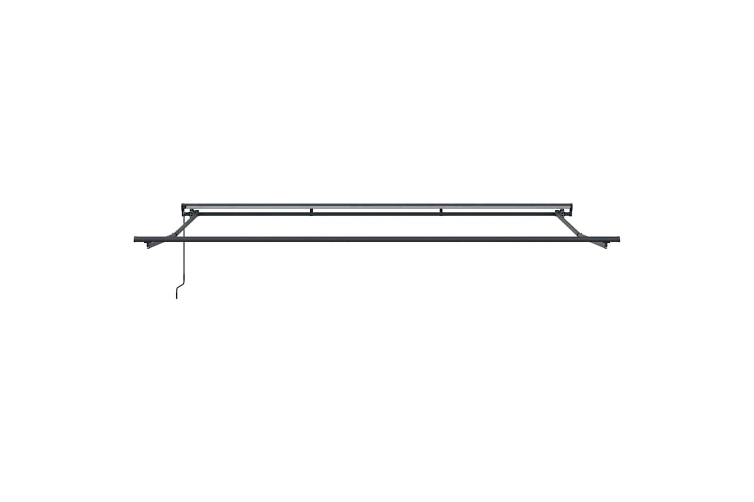 Vidaxl Retractable Awning Black 450x300 Cm Fabric-7