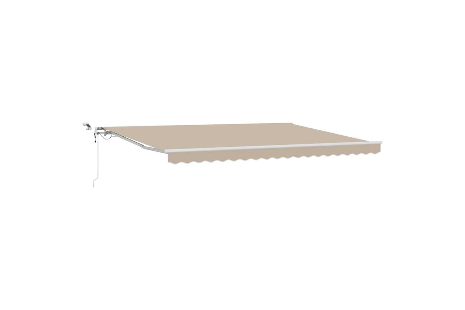 Vidaxl Retractable Awning Beige 450 X 300 Cm Fabric And Metal