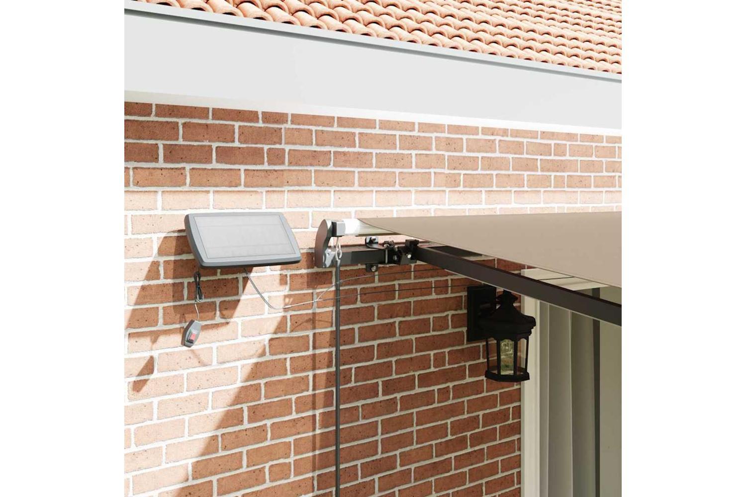 Vidaxl Retractable Awning Manual Beige 450 X 300 Cm Fabric-4