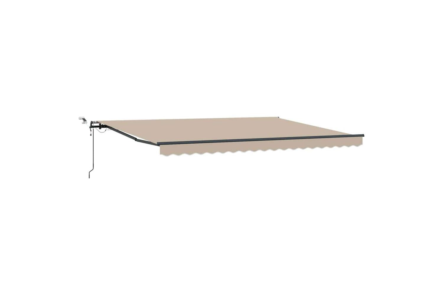 Vidaxl Retractable Awning With Beige 450 X 300 Cm Fabric-2