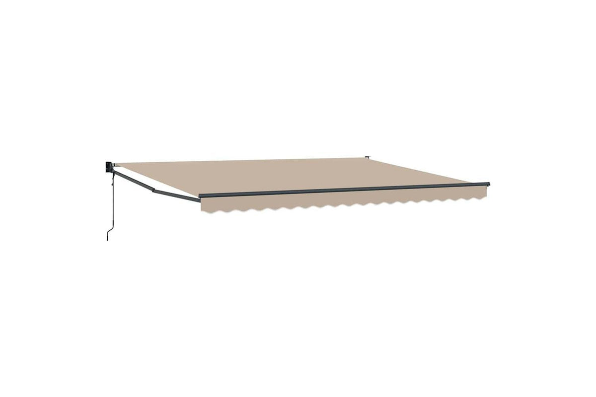 Vidaxl Awning Retractable Beige 45 X 3 M Polyester And Metal