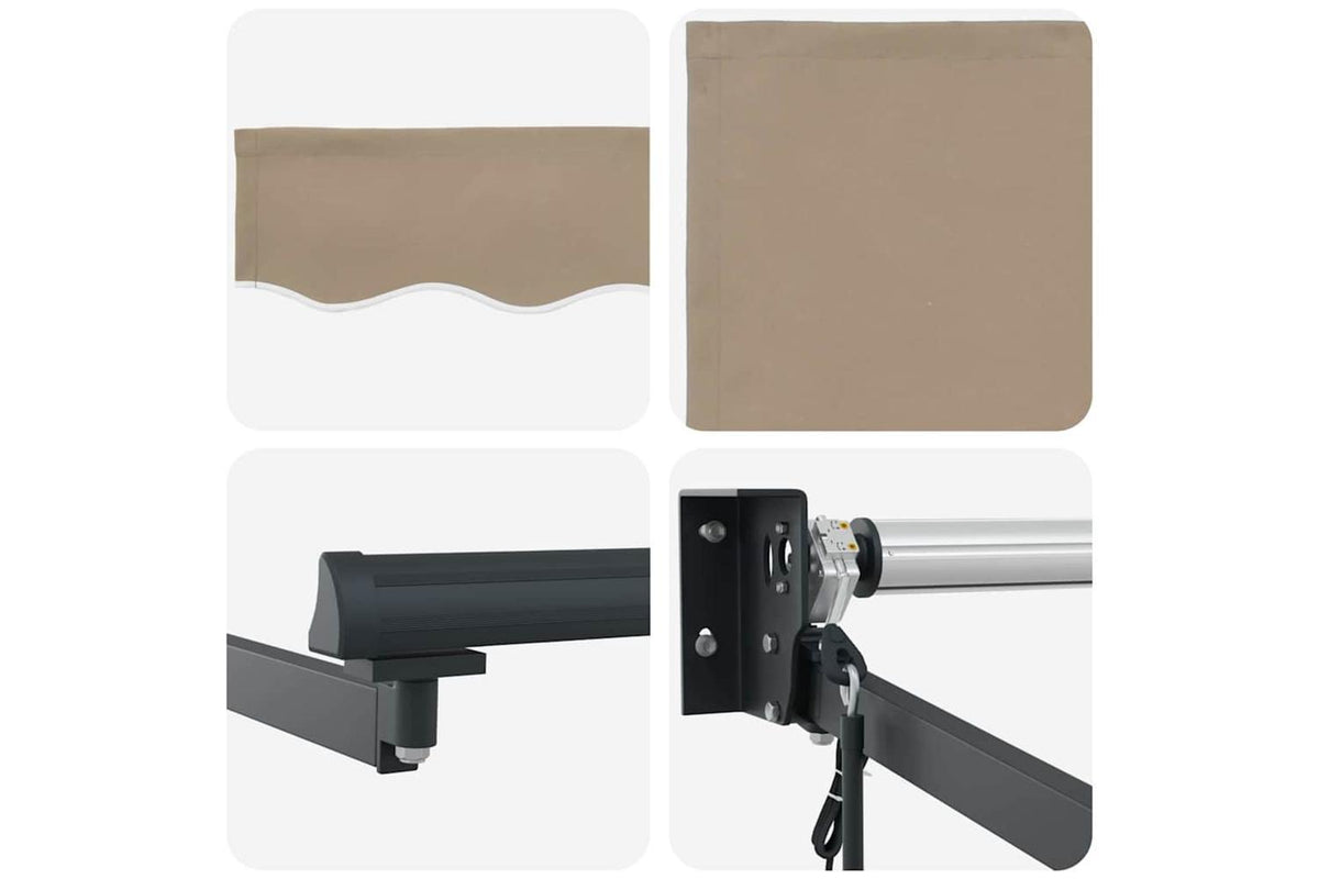 Vidaxl Awning Retractable Beige 45 X 3 M Polyester And Metal-8