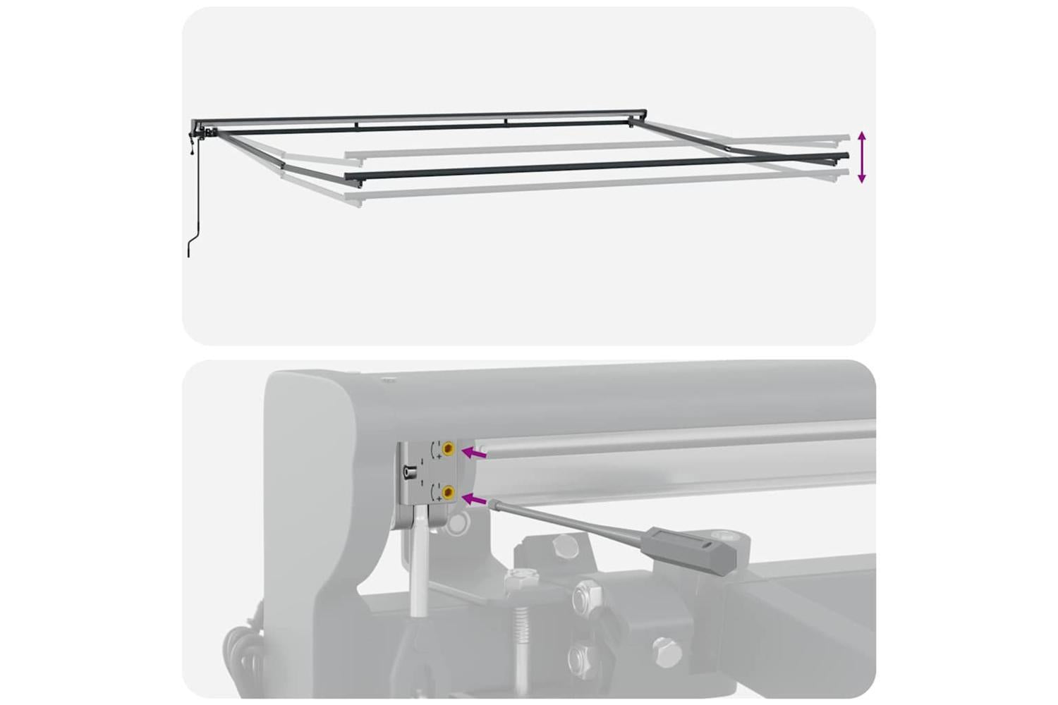 Vidaxl Retractable Awning Beige 450x300 Cm Fabric-10