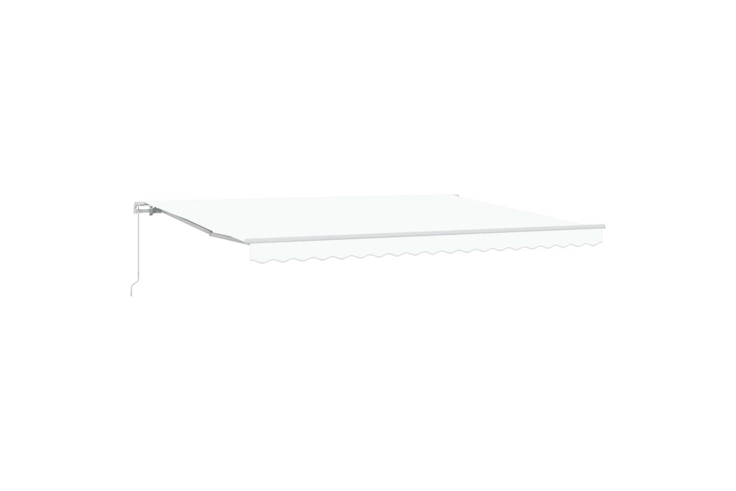 Vidaxl Awning Retractable White 45 X 3 M Polyester And Metal-2