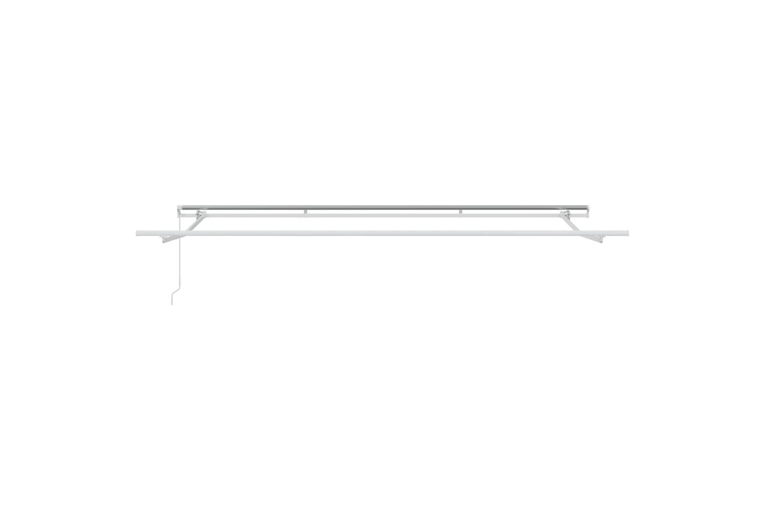 Vidaxl Awning Retractable White 45 X 3 M Polyester And Metal-7