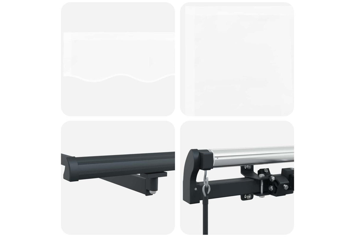 Vidaxl Awning Manual White 450 X 300 Cm Fabric-9