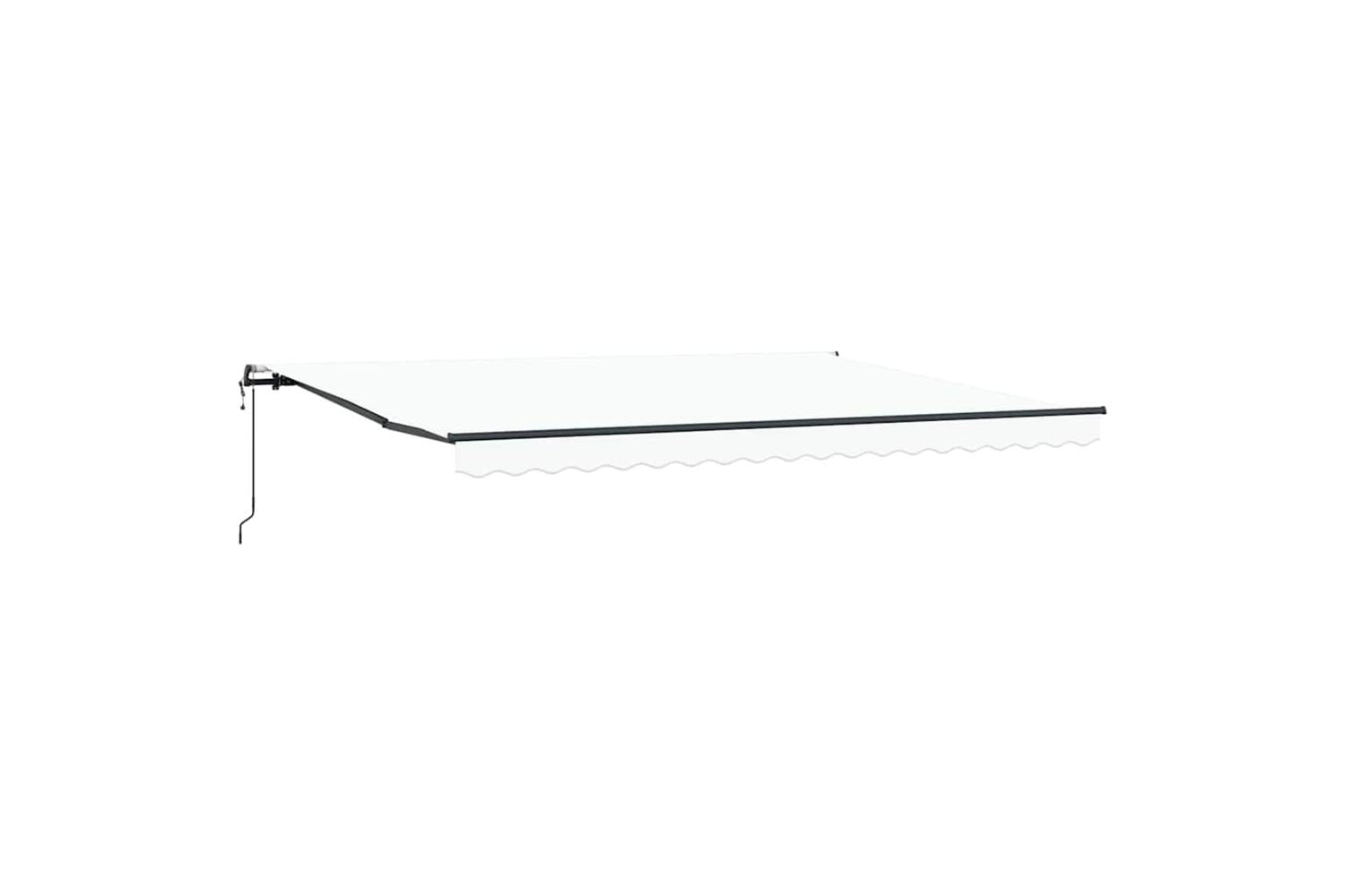 Vidaxl Retractable Awning White 450 X 300 Cm Fabric-2