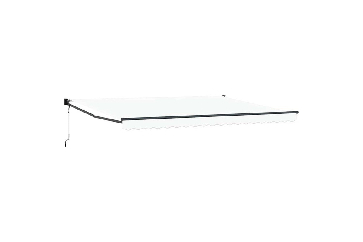 Vidaxl Awning Retractable White 45 X 3 M Polyester And Metal-2