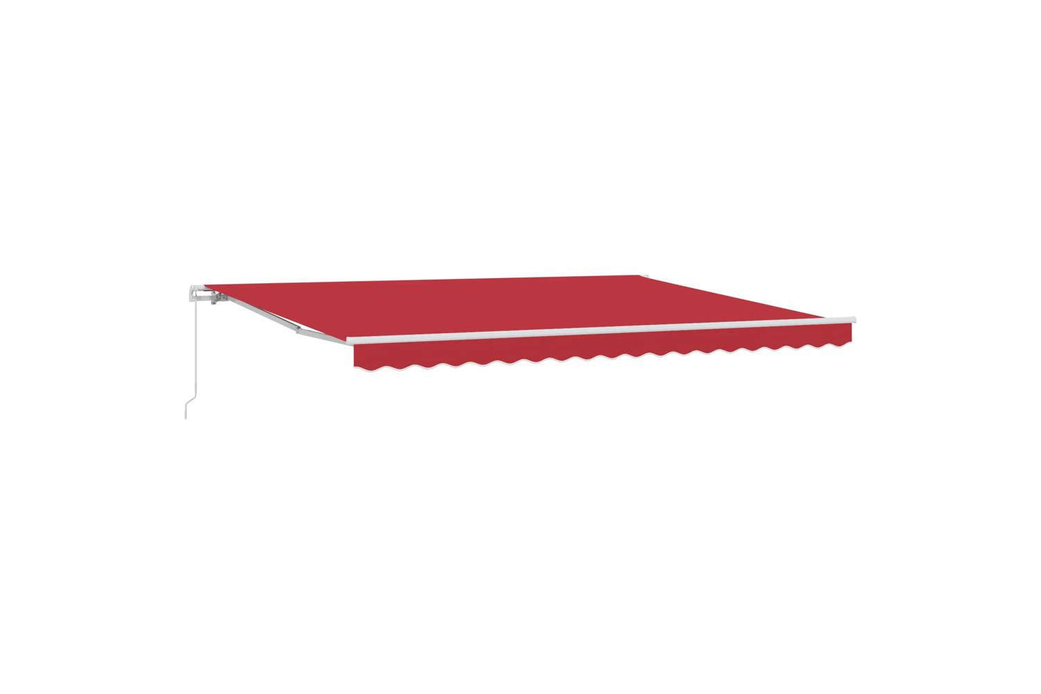 Vidaxl Awning Retractable Red 45 X 3 M Polyester And Metal-2