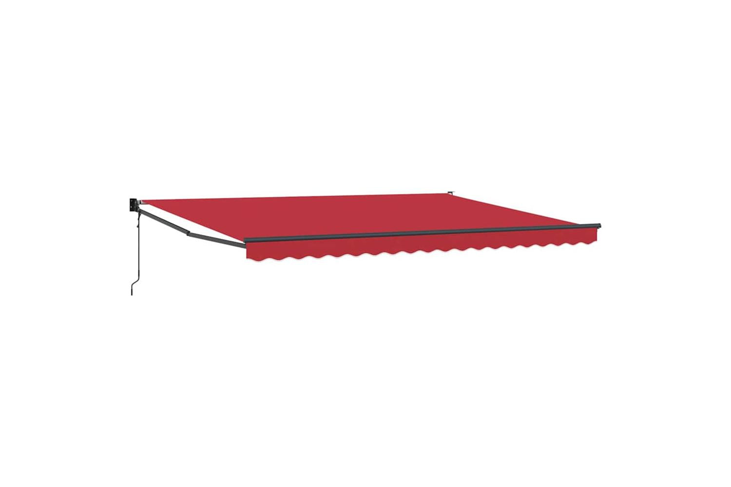 Vidaxl Awning Retractable Red 45 X 3 M Polyester And Metal-2