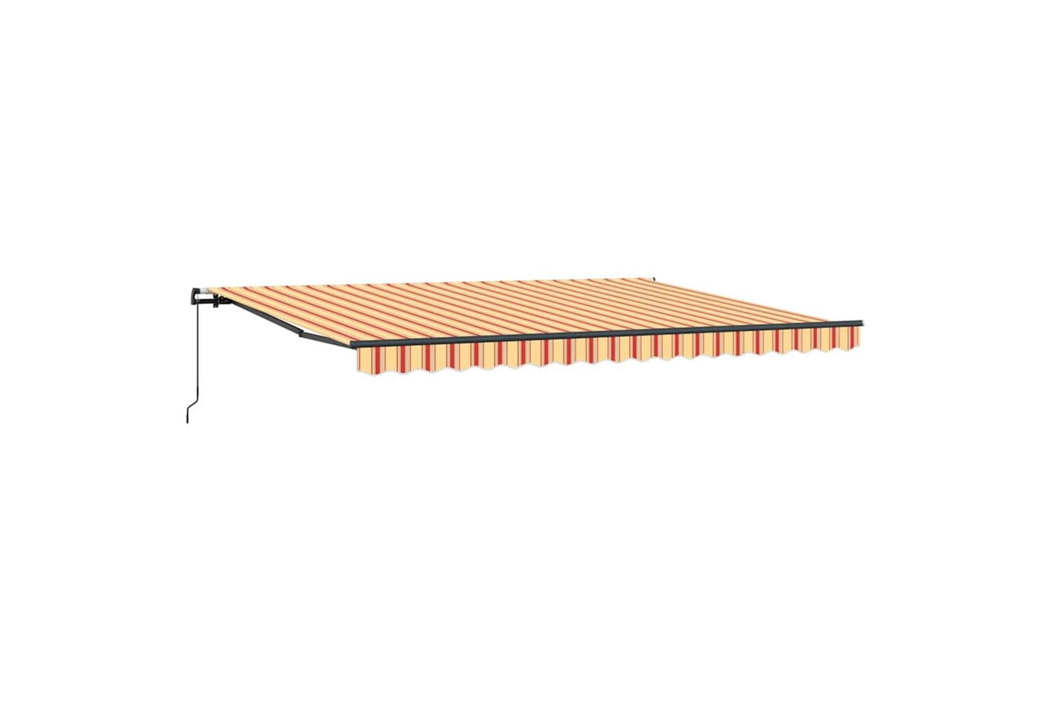Vidaxl Awning Yellow And Orange Yellow And Orange 450 X 350 Cm Fabric-2