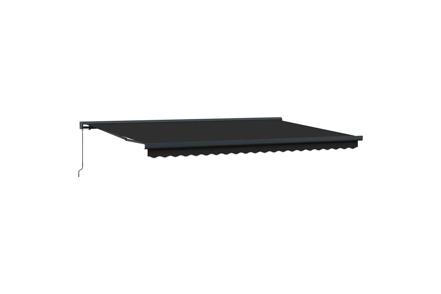 Vidaxl Retractable Awning Anthracite 500 X 300 Cm Fabric And Metal