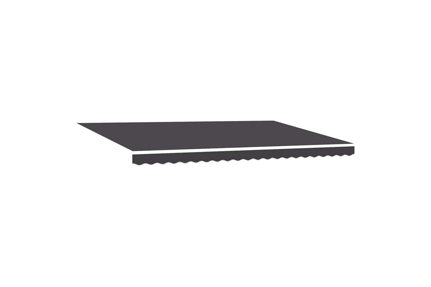 Vidaxl Retractable Awning Manual Anthracite 500 X 300 Cm Fabric Metal-4