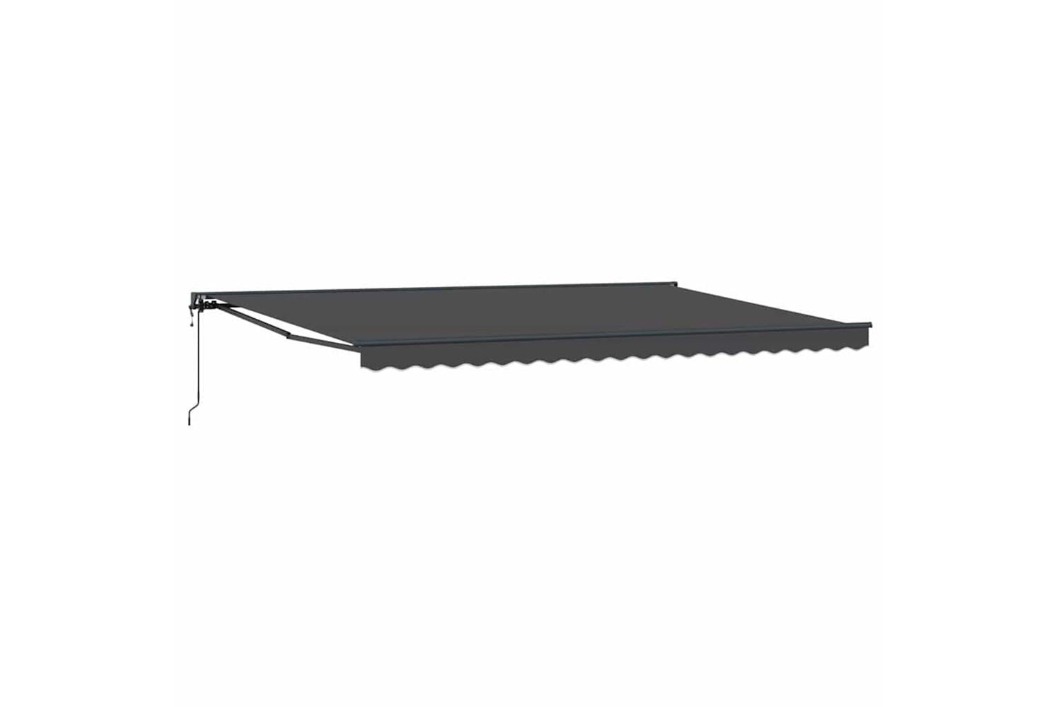 Vidaxl Retractable Awning Anthracite 500x300 Cm Fabric-2