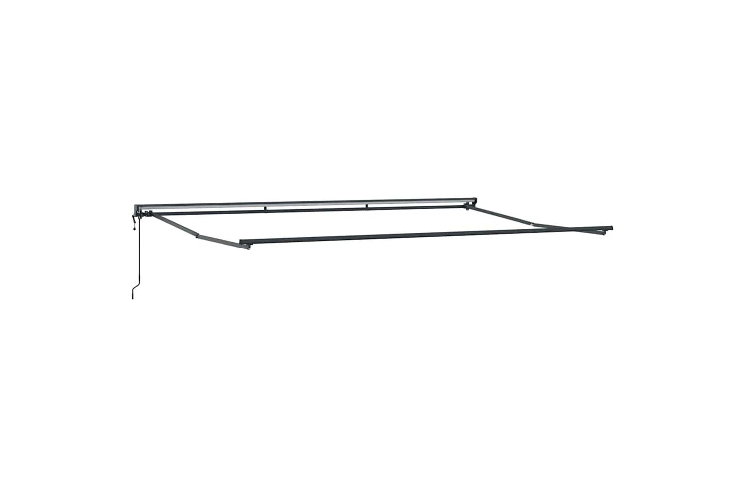 Vidaxl Retractable Awning Anthracite 500x300 Cm Fabric-5