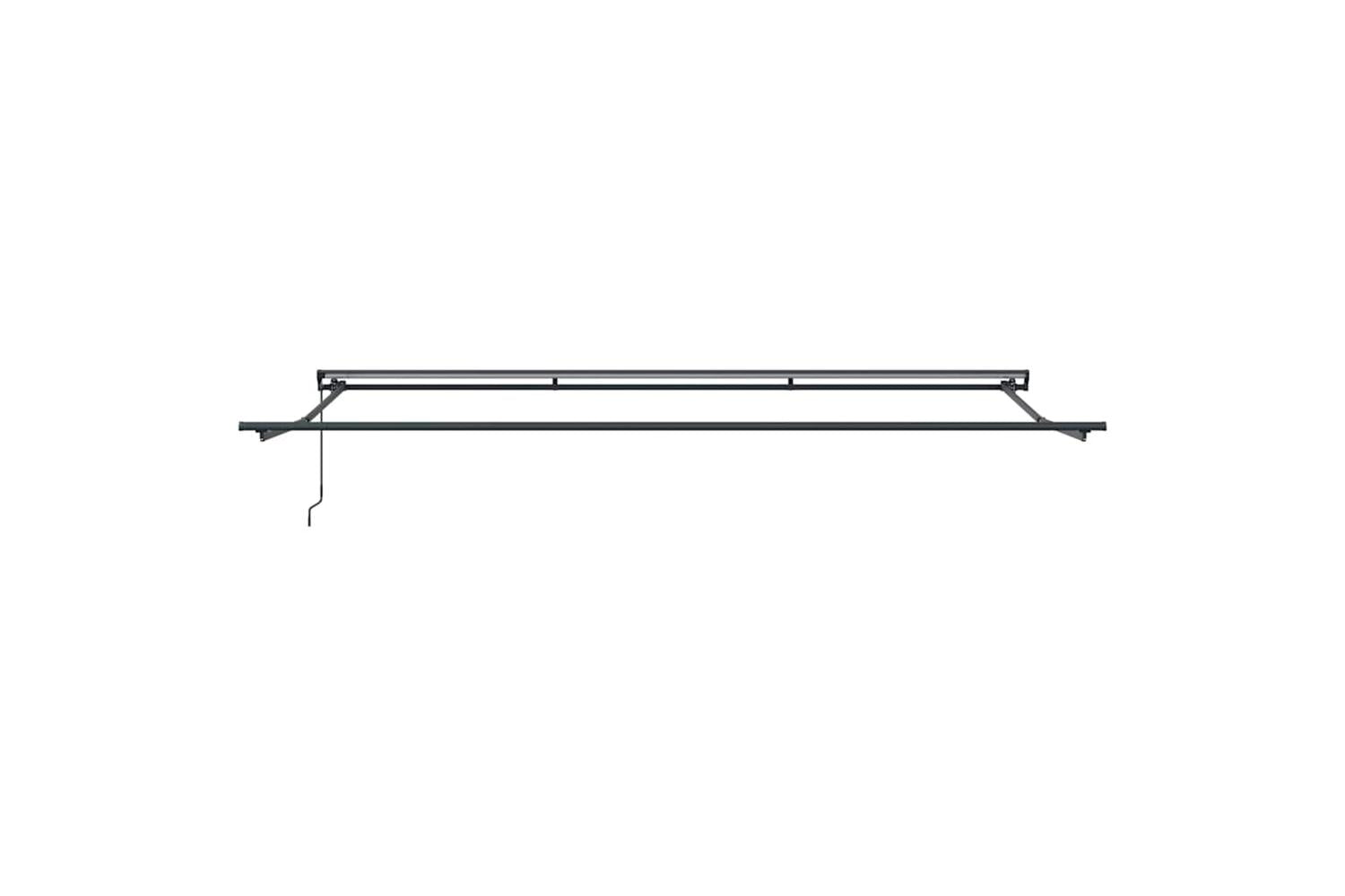 Vidaxl Retractable Awning Manual Anthracite 500 X 300 Cm Fabric-9