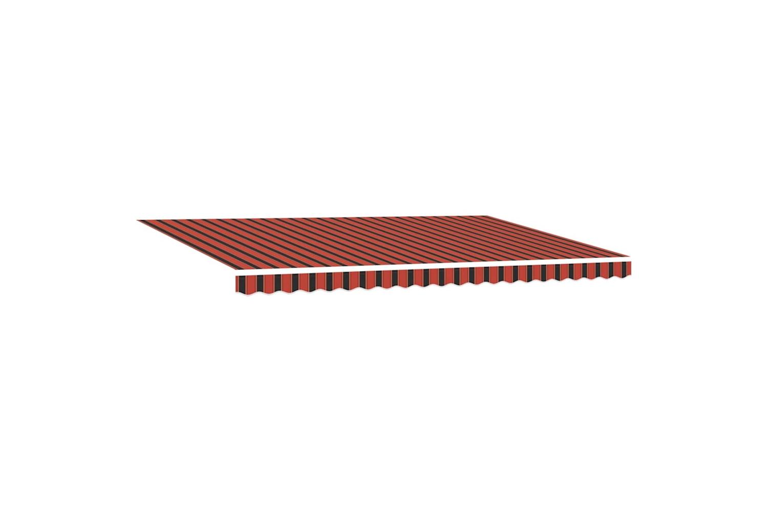 Vidaxl Retractable Awning Orange And Brown 500 X 300 Cm-4