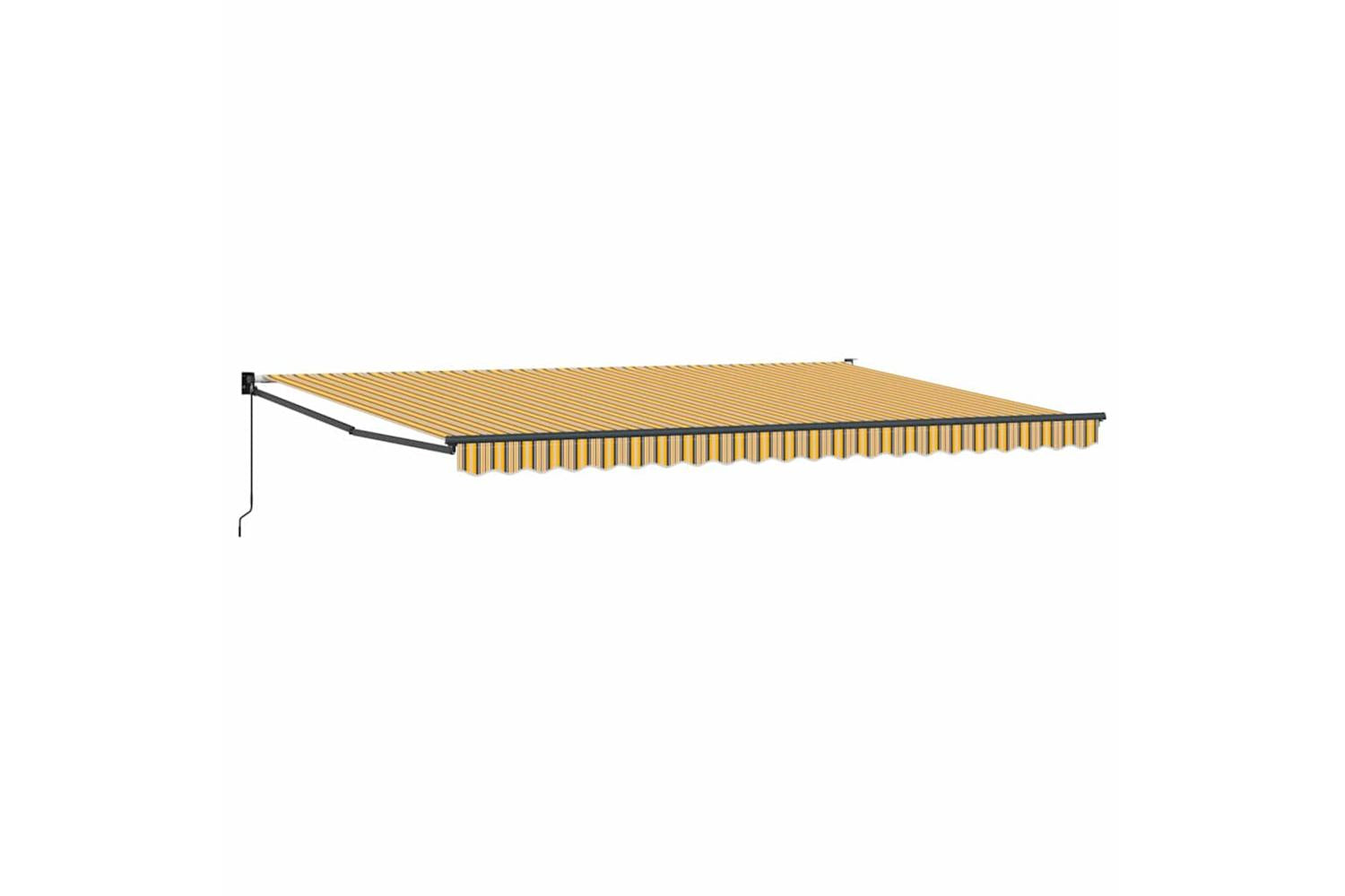 Vidaxl Retractable Awning Manual Multicolour 500x300 Cm Fabric-2