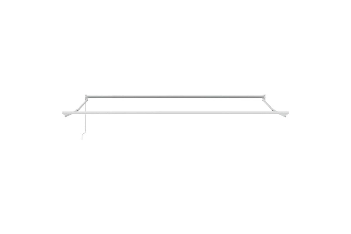 Vidaxl Retractable Awning White 500 X 300 Cm Fabric And Metal-7