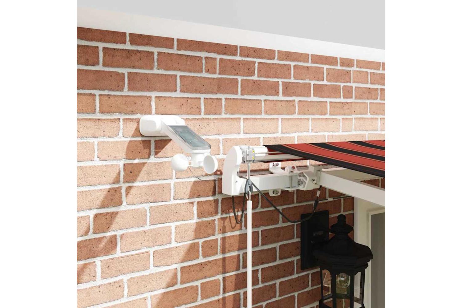 Vidaxl Retractable Awning Orange And Brown 500 X 350 Cm-4