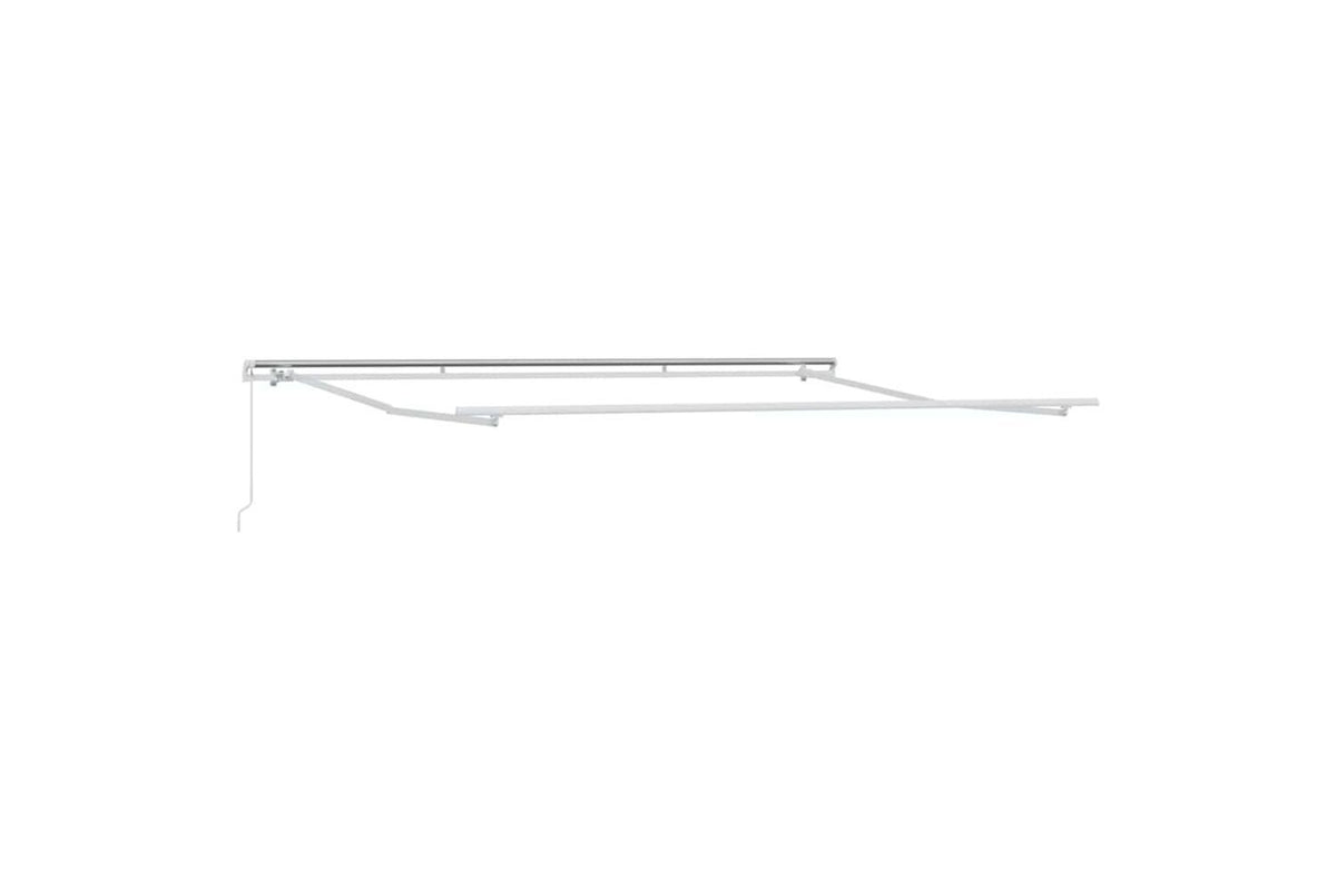 Vidaxl Retractable Awning Red And White 500 X 300 Cm Polyester Metal-4
