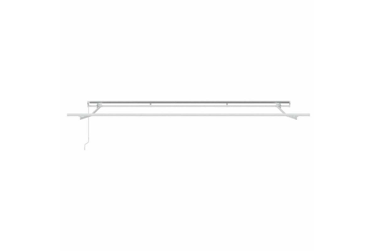 Vidaxl Retractable Awning Red And White 500 X 300 Cm Polyester Metal-6