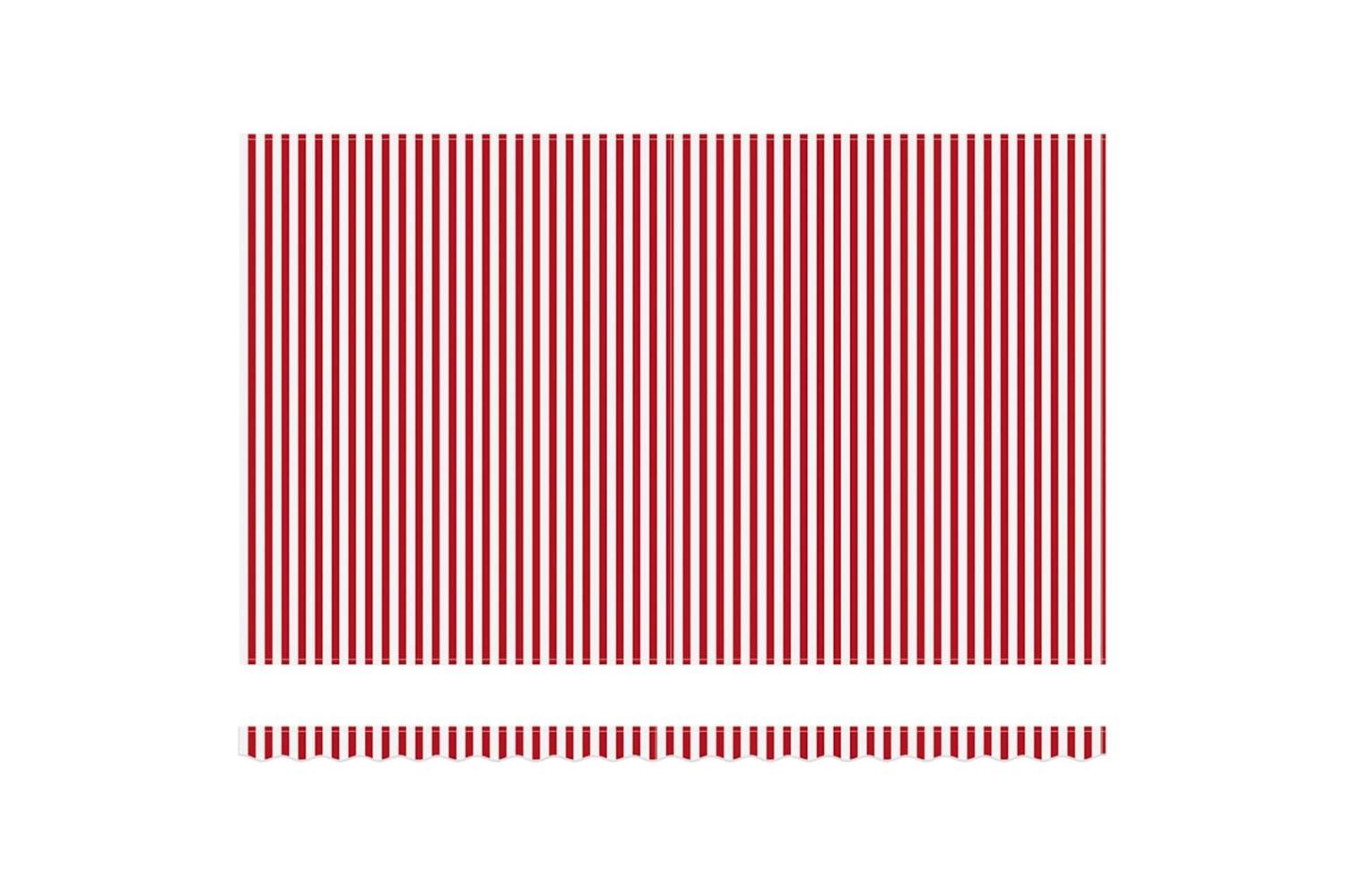 Vidaxl Retractable Awning Red And White 500 X 350 Cm Fabric-6