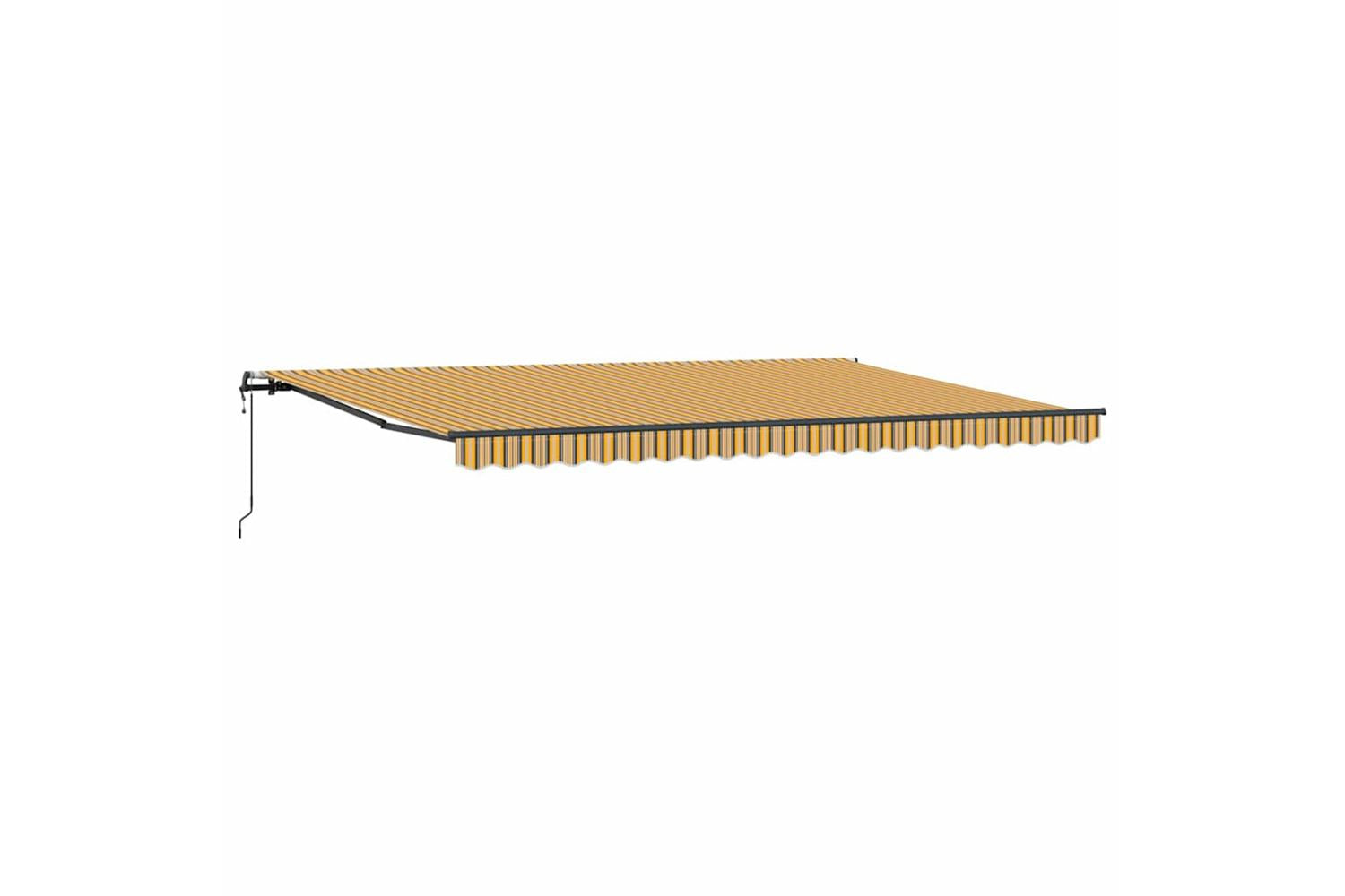 Vidaxl Retractable Awning Multicolour 500 X 350 Cm Fabric-2