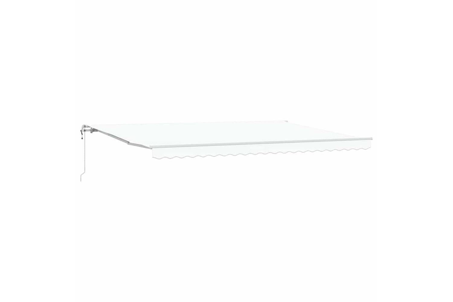 Vidaxl Retractable Awning 500 X 350 Cm White-2