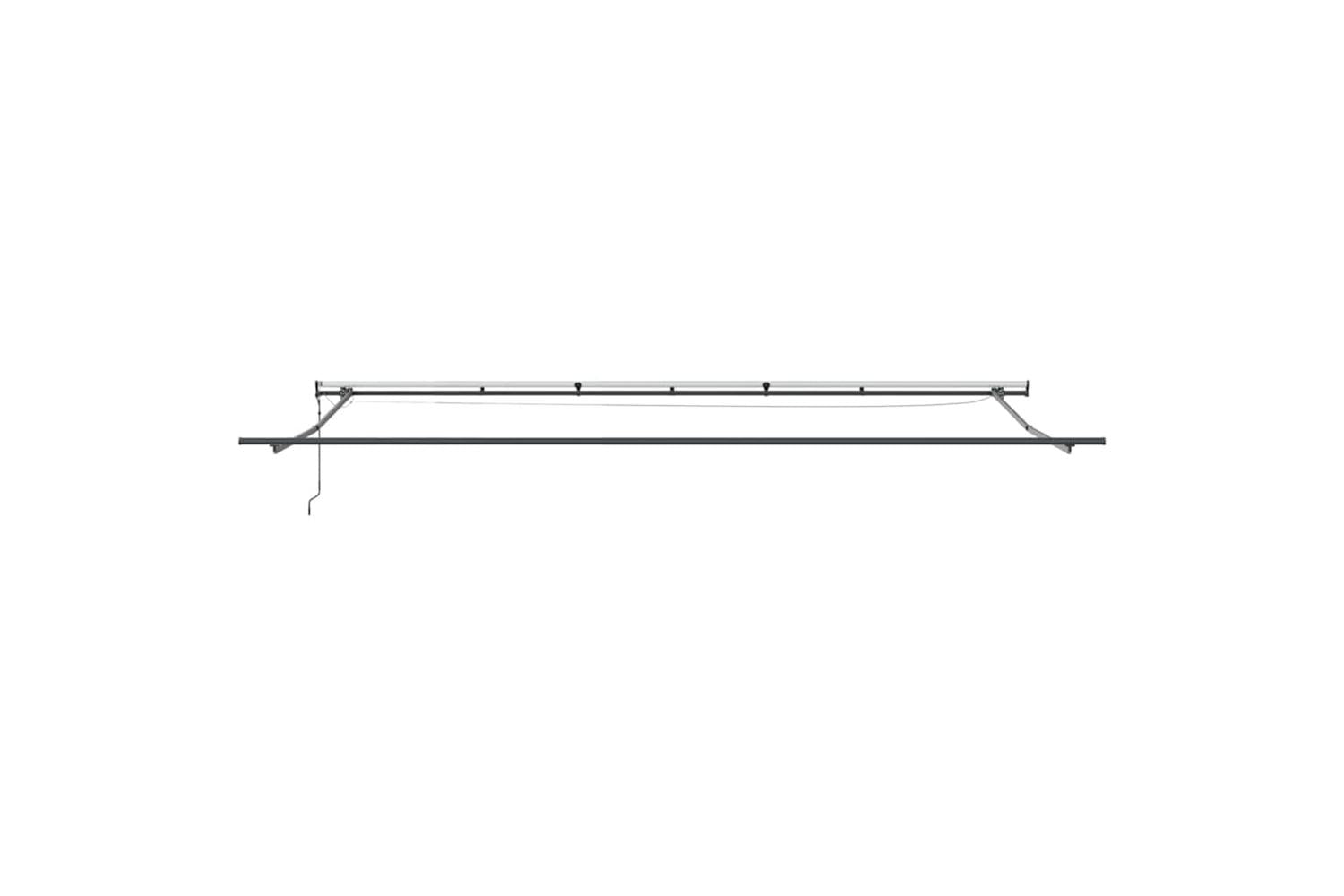 Vidaxl Retractable Awning With Orange And Brown 600 X 300 Cm Fabric-9