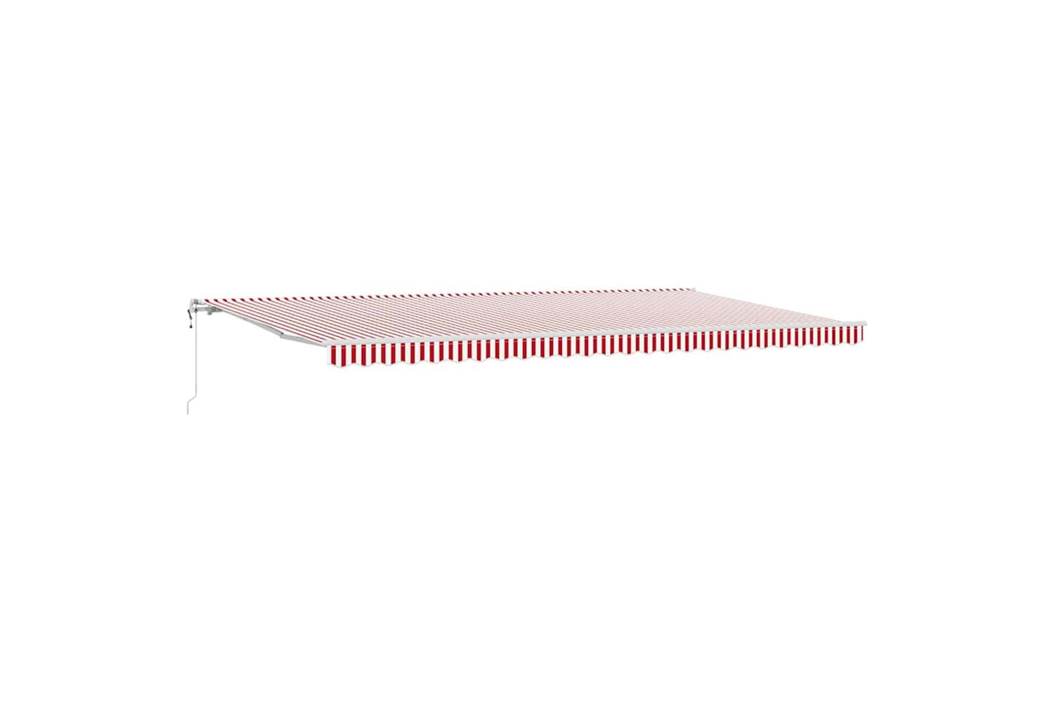 Vidaxl Retractable Awning 600 X 300 Cm Red And White
