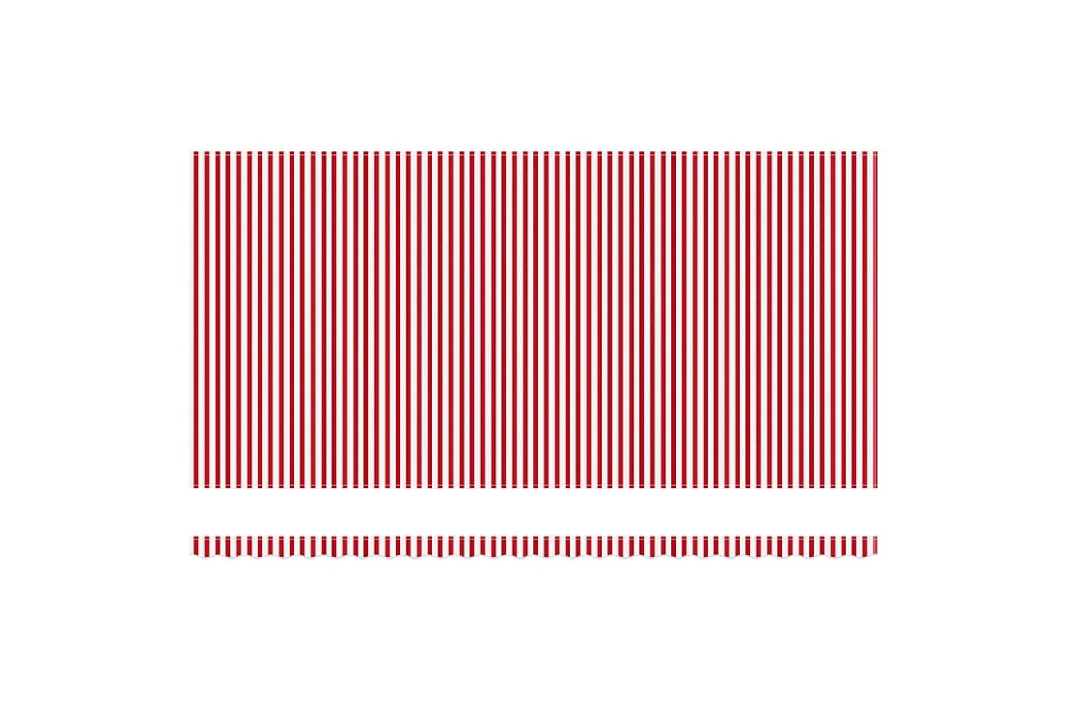 Vidaxl Retractable Awning Manual Red And White 600 X 300 Cm Fabric-6