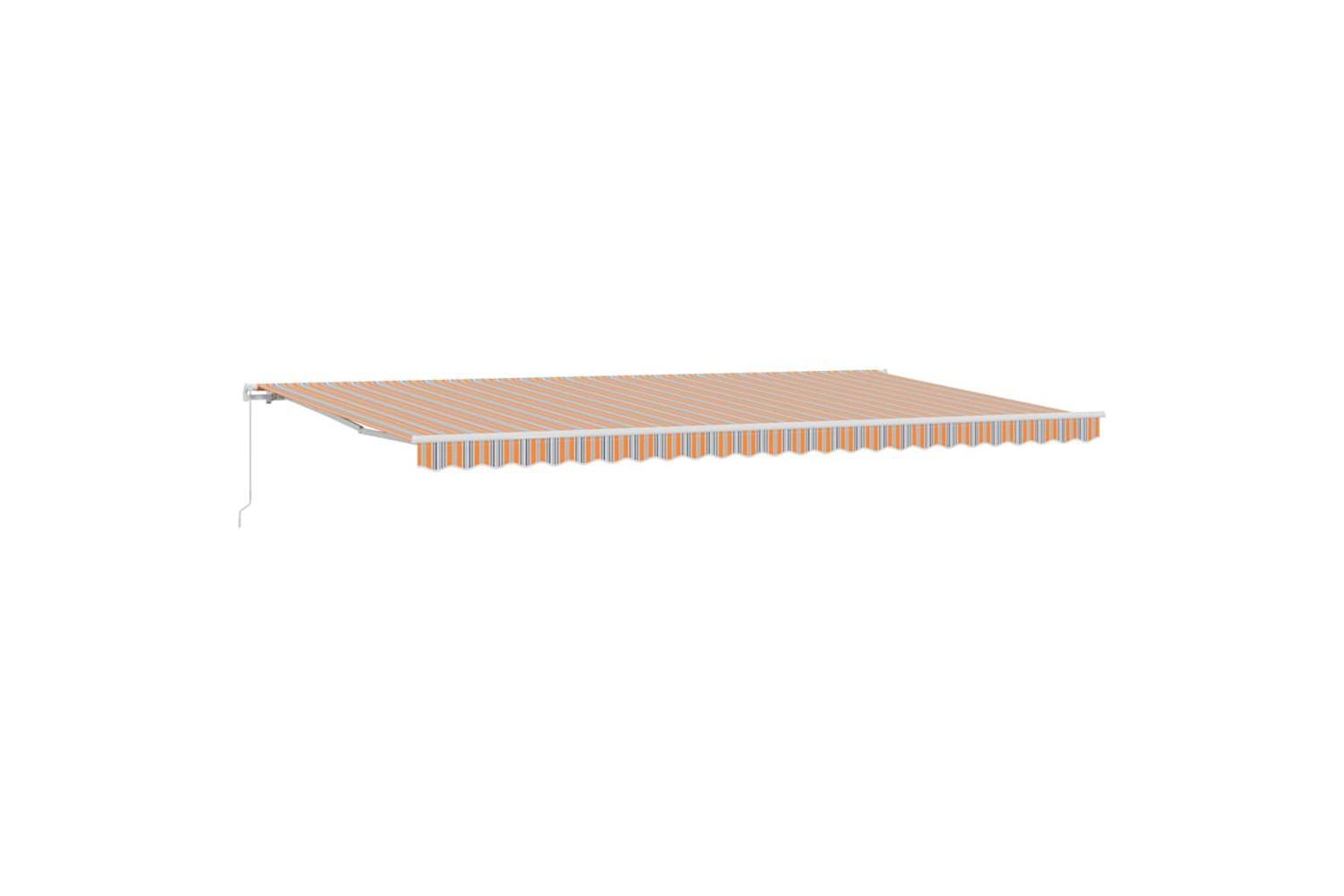 Vidaxl Retractable Awning Multicolour 600 X 300 Cm Polyester And Metal-2