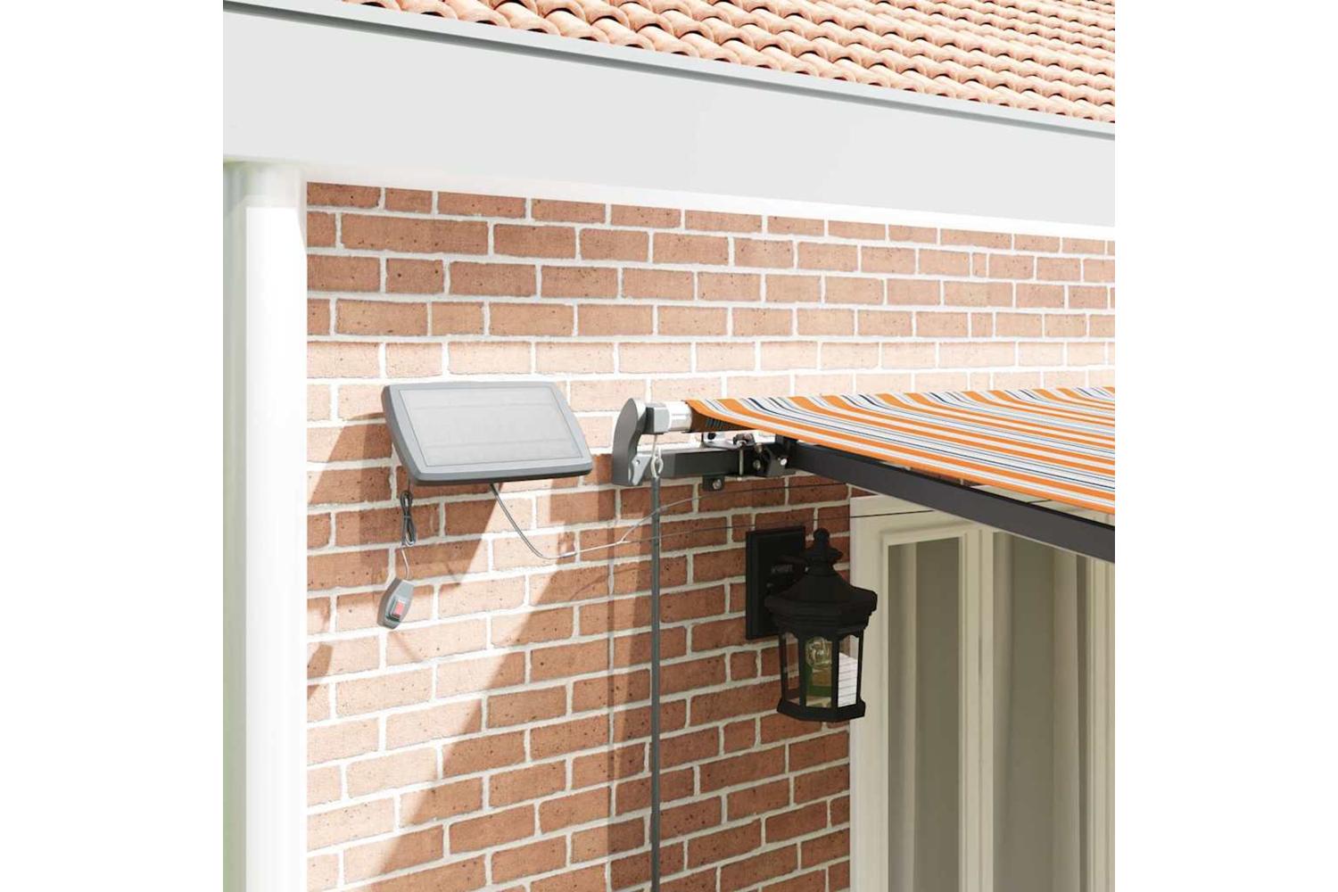 Vidaxl Retractable Awning Manual Multicolour 600 X 300 Cm Fabric-4