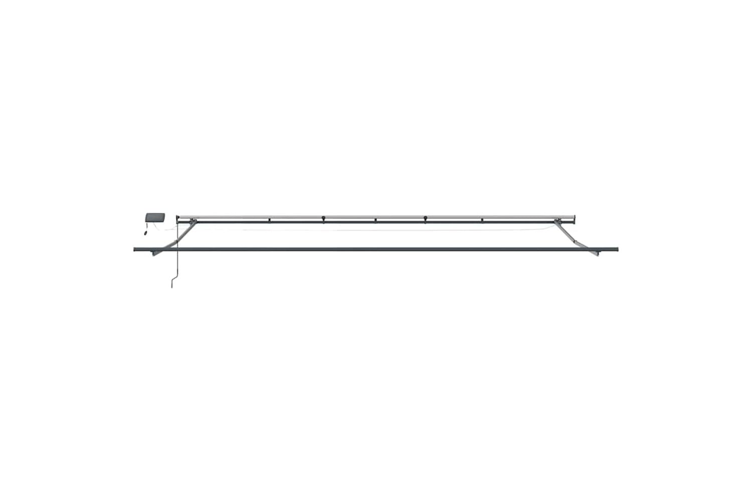 Vidaxl Retractable Awning Manual Multicolour 600 X 300 Cm Fabric-9