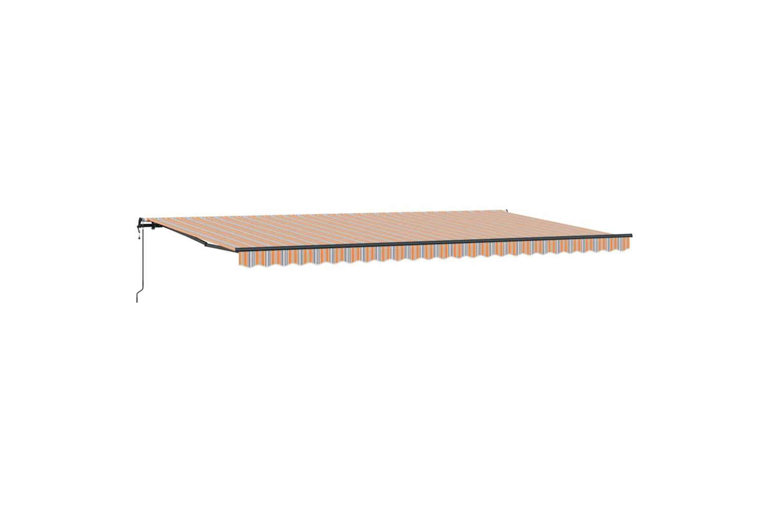 Vidaxl Retractable Awning Multicolour 600 X 300 Cm Fabric-2