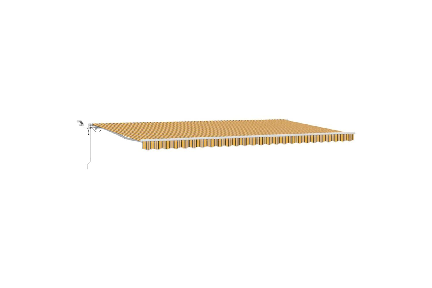 Vidaxl Retractable Awning Multicolour 600 X 300 Cm Fabric And Metal
