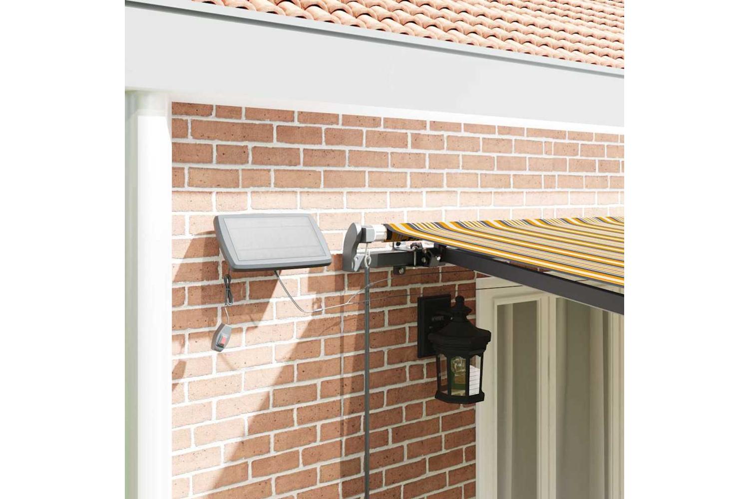 Vidaxl Retractable Awning Manual Multicolour 600 X 300 Cm Fabric-4