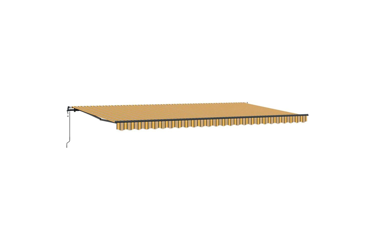 Vidaxl Retractable Awning Multicolour 600 X 300 Cm Fabric