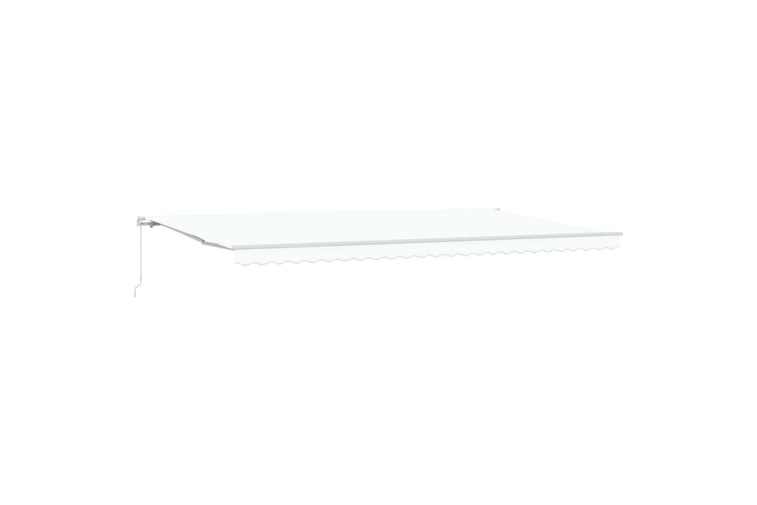 Vidaxl Retractable Awning White 600 X 300 Cm Polyester And Metal-2